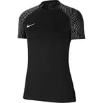 Nike Women's Dri-FIT Strike II Short Sleeve Jersey, Black/Black/White, XL