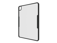 PanzerGlass ClearCase - Black Edition - baksidedeksel for nettbrett - plastikk, herdet glass - svart, blank - bikake - 12.9 - for Apple 12.9-inch iPad Pro (3. generasjon, 4. generasjon, 5. generasjon)
