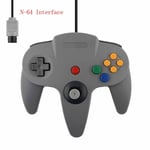 Gris Manche De Jeu N64 Avect Câble Long, Joystick Pour Jeux Vidéo Classiques Sur Console Nintendo 64, Compatible Avec Ns Switch, Nouveauté
