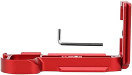 L-Shape Quick Release Plate, Alliage d'aluminium Support en L Support de Prise de Vue Vertical poign¿¿e poign¿¿e Accessoire de Photographie pour Sony A7 A7R A7S ILCE-7 ILCE-7R ILCE-7S (Rouge)