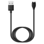 New 1M/ 39.37inch USB Charging Cable Black For Garmin Forerunner 45 45S 55 745