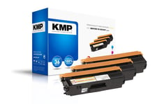 KMP MULTIPACK B-T38CMY - 3 pakker - høj kapacitet - gul, cyan, magenta - kompatibel - tonerpatron (alternativ til: Brother TN325C, Brother TN325M, Brother TN325Y)