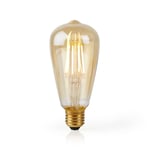 Nedis SmartLife LED vintage lampa, Wi-Fi, 5W - Guld