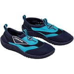 CRESSI Coral Shoes Jr - Childrens Premium Shoes suitable for Sea and Water Sports, Blue/Blue Light, 30 EU