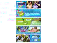Bunch O Balloons Tropical Party With 1 Launcher & 100+ Rapid-Filling Self-Sealing Balloons By Zuru