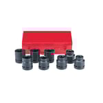 Force 1quot Impact Socket Set Square amp Hexagon SAE 8delat