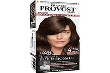 Franck Provost Coloration pour cheveux, couleur professionnelle à domicile, valorise les reflets et la brillance, pinceau de précision inclus, marron glacé