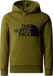 The North Face The North Face Boys' Drew Peak Hoodie Forest Olive XL, Forest Olive