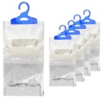 Taylor & Brown Pack of 12 Hanging Wardrobe Dehumidifier, Condensation Remover, Moisture Absorber, Dehumidifiers for Damp, Mould, Moisture in Wardrobe, Bedroom, Caravan, Bathroom, Basement