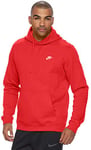 NIKE Men's Sportswear Club Fleece Sweatshirt, University Red/University Red/White, XL UK