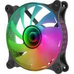 Mars Gaming MF-3D RGB PC Fodral Fläkt - svart - 12 cm