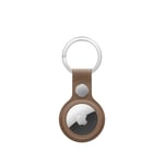 Apple AirTag-nyckelring i FineWoven – mullvadsbrun