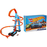 Hot Wheels Sky Crash Tower, track set & 20-Car Pack of 1:64 Scale Vehicles, Gift for Collectors & Kids Ages 3 Years Old & Up, DXY59