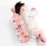 Oreiller de sommeil latéral anti-roulis pour bébé en coton doux sarrasin coussin de soutien du cou coussin de dos oreiller pour bébé unisexe enfant