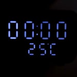 Wireless Charger Alarm Clock Smart Digital Desktop Electronic Clock With Tem GSA
