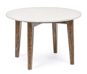 Timbercraft Collection - Silverton Soffbord Rund 60 cm Marmor