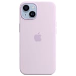 Apple iPhone 14 Silicone Case with MagSafe - Lilac Soft Touch Finish