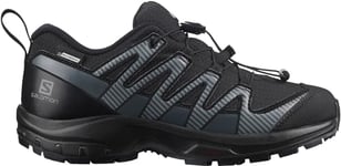 Salomon XA PRO V8 CLIMASALOMON Waterproof Hiking Shoes, Black/Phantom/Dark Slate, 4.5 UK