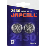 JAPCELL Japcell Lithium CR2430 Batterier - 2 stk. pakning