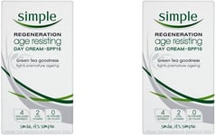 Simple Regeneration Age Resisting Uk’S #1 Facial Skin Care Brand* Day Cream SPF