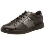 Geox Femme D Jaysen D Sneakers, Black/Dk Grey, 38 EU