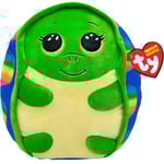 TY Squishy Beanies  Rainbow Turtle Shrugs, 35 cm