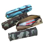 Hot Camouflage Pen Bag Pencil Case Pouch Stationery Cosmetic Mak Beige