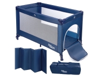 promedix travel cot,125x65x74cm, blue, casters, protective cover, PR-803 B