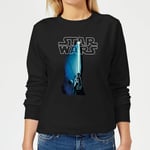 Star Wars Lightsaber Women's Sweatshirt - Black - XS