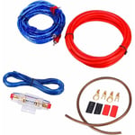 Kit de câblage pour amplificateur de voiture subwoofer audio amp rca câble d'alimentation Fusible agu Calibre 8GA installation de fil connecteur