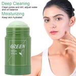 Green Tea Clay Mask Stick Face Deep Cleaning Blackhead Acne Removal Mud BGS