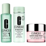 Clinique 3-Step Skincare System Routine for Dry Skin - 450 ml