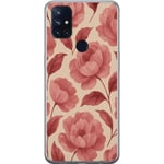 OnePlus Nord N10 5G Genomskinligt Skal Rose Bloom