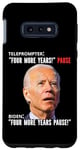 Coque pour Galaxy S10e Funny Biden Four More Years Teleprompter Trump Parodie