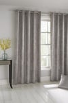 Halo Fully Lined Ready Made Curtains Eyelet Ring Top Curtain Pair