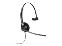 Poly EncorePro HW510 - EncorePro 500 series - headset - på örat - kabelansluten - aktiv brusradering - 3,5 mm kontakt - svart - Certifierad för Skype for Buisness, UC-certifierad