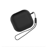 Silikonskyddsfodral för Apple AirPods 4 Svart