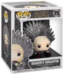 Figurine Game Of Thrones - Daenerys Targaryen On Iron Throne Oversized 15cm