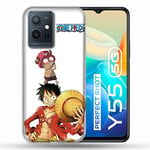 Coque pour Vivo Y55 5G Manga One Piece Chopper