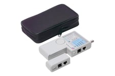 StarTech.com Professionell multifunktionell RJ45 RJ11 USB- och BNC-kabeltestare - nätverkstestare