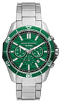 Armani Exchange AX1957 Men's (44mm) Green Chronograph Dial Watch