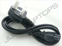 Just Laptops C5 Clover Cloverleaf 3-pin Mains Lead Power Cable Fused Uk 1.5m
