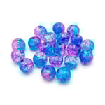Hobby and Crafting Fun Glaspärlor 8 mm - Sparkle Unicorn 20 st