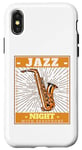 iPhone X/XS Jazz Night With Saxophone New Orleans NYC Musicians Band Case