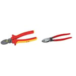 C.K T39071-3180 Redline VDE Combicutter3MAX 180mm & T3963 160 Cable Cutter 160 mm, 6"