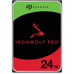 Seagate IronWolf Pro 24TB Internal HDD SATA 6Gb/s - 7200 RPM - 512MB Cache - Perfect for Commercial and Enterprise NAS NAS System - 5 Years Warranty