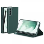 GKK Samsung Galaxy S22 Plus Fodral med Pennfack Grön