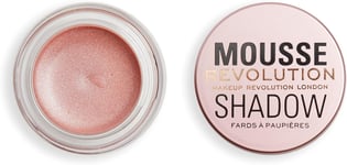 Revolution Beauty London Mousse Shadow Light Gold, Creamy Colour for Cheeks and