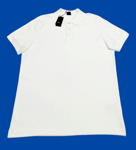 HUGO BOSS Mens Ferrara White Pique Polo Shirt Size UK XL 46.5 - 47.5" Chest