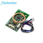 Module de lecteur RFID sans fil UART 3 broches 125KHz, lecture de cartes EM4100 8CM DC 5V pour carte arduino IC, Kits de capteurs PCB Attenna 1 pièces